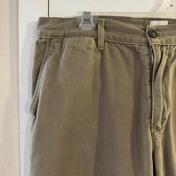 Flint and Tinder Slim Fit Men’s Chino Pant Size 34 Green Organic Cotton - Picture 4 of 8